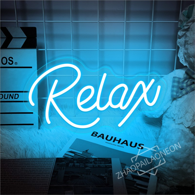 Relax  LED Neon Signs Massage  - مراجعة Party Games Shop وسعره