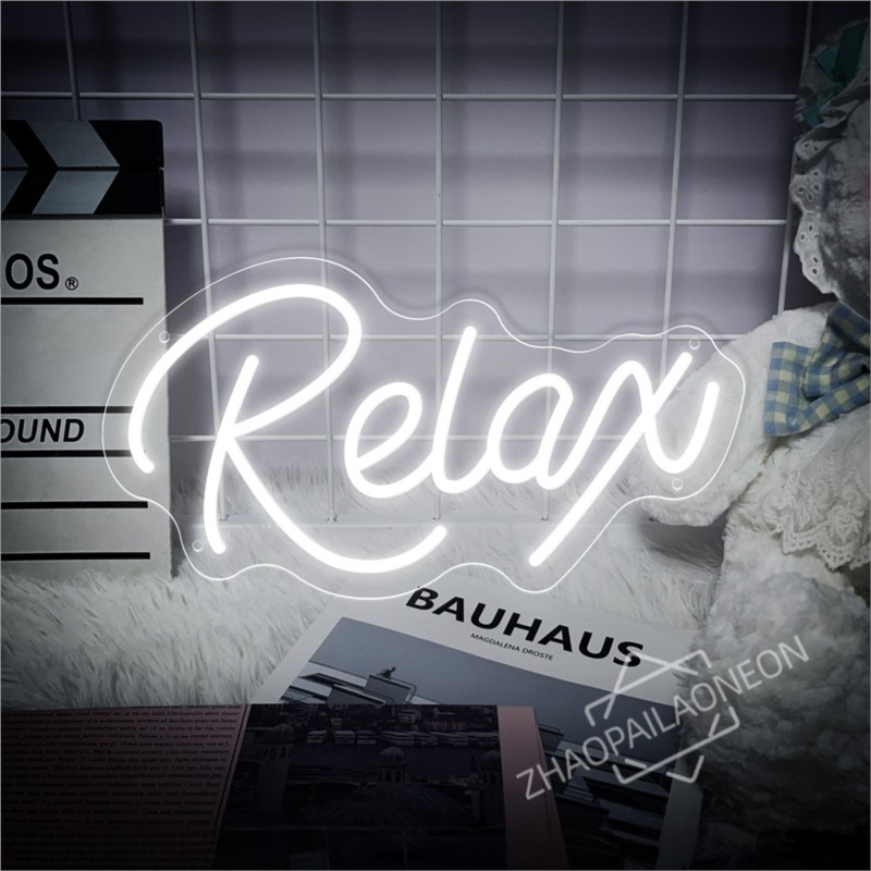 Relax  LED Neon Signs Massage  - مراجعة Party Games Shop وسعره