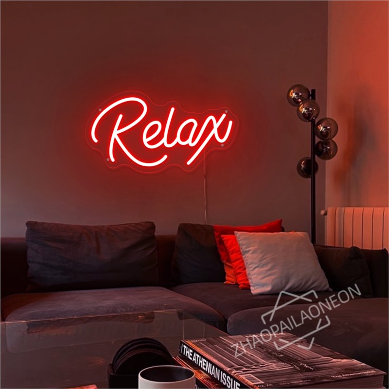 Relax  LED Neon Signs Massage  - مراجعة Party Games Shop وسعره