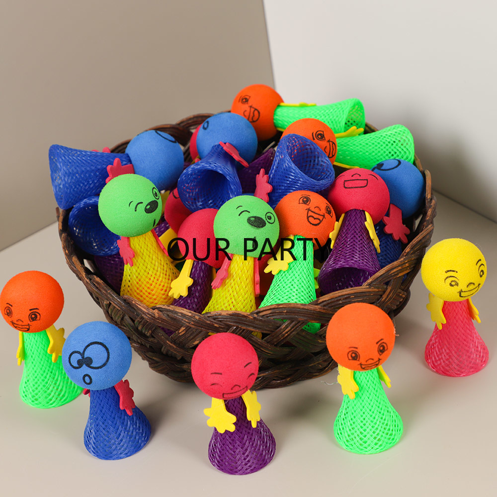 15Pcs Colorful Small Bounce El - مراجعة Party Games Jenga وسعره