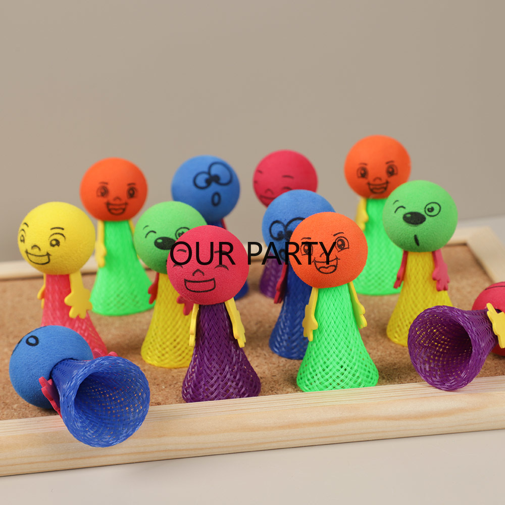 15Pcs Colorful Small Bounce El - مراجعة Party Games Jenga وسعره