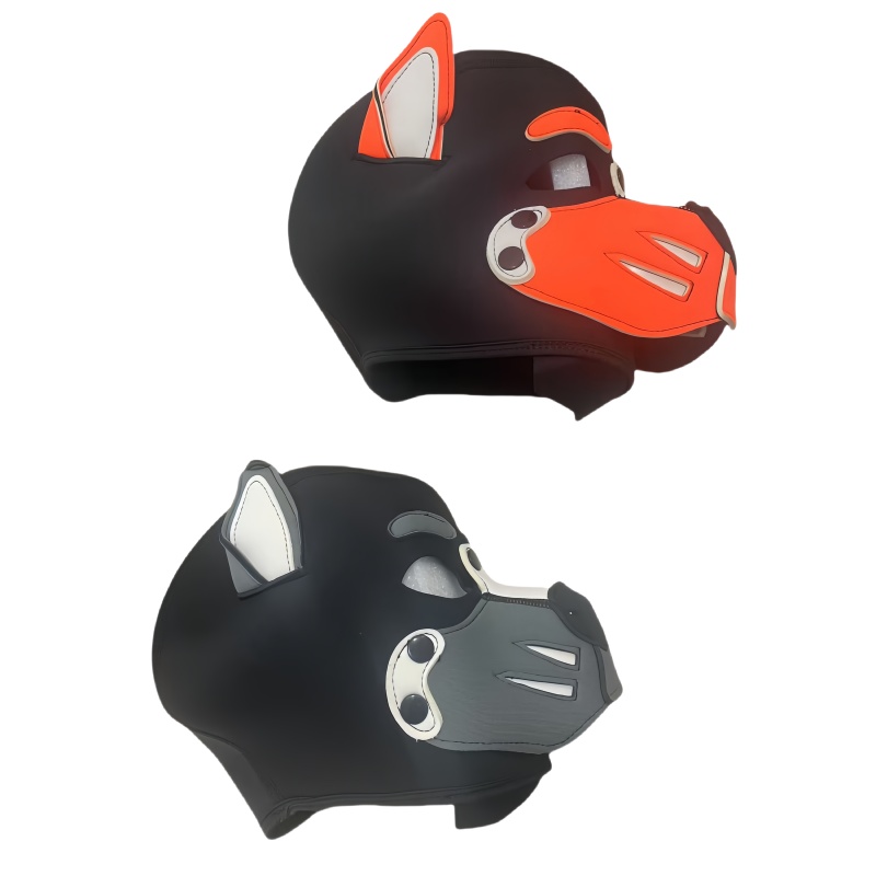 Erotic Colorful Dog Hood Mask  - مراجعة Party Games Shop وسعره