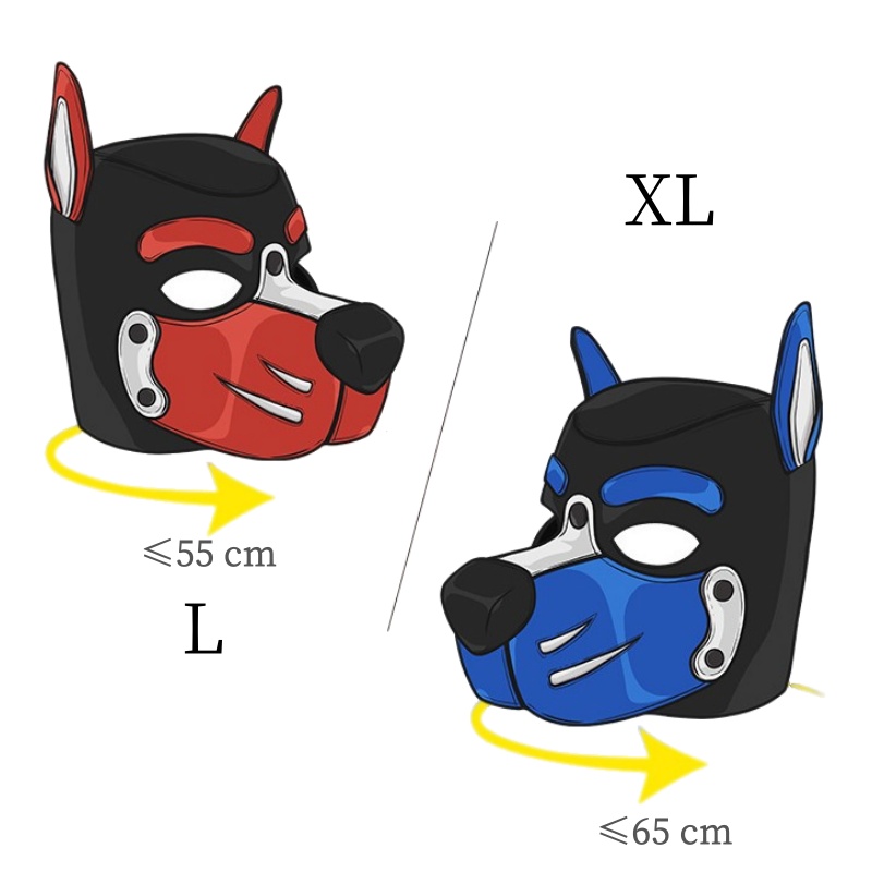 Erotic Colorful Dog Hood Mask  - مراجعة Party Games Shop وسعره