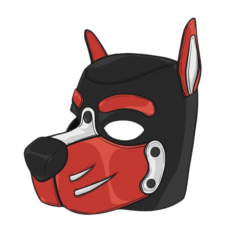 Erotic Colorful Dog Hood Mask  - مراجعة Party Games Shop وسعره