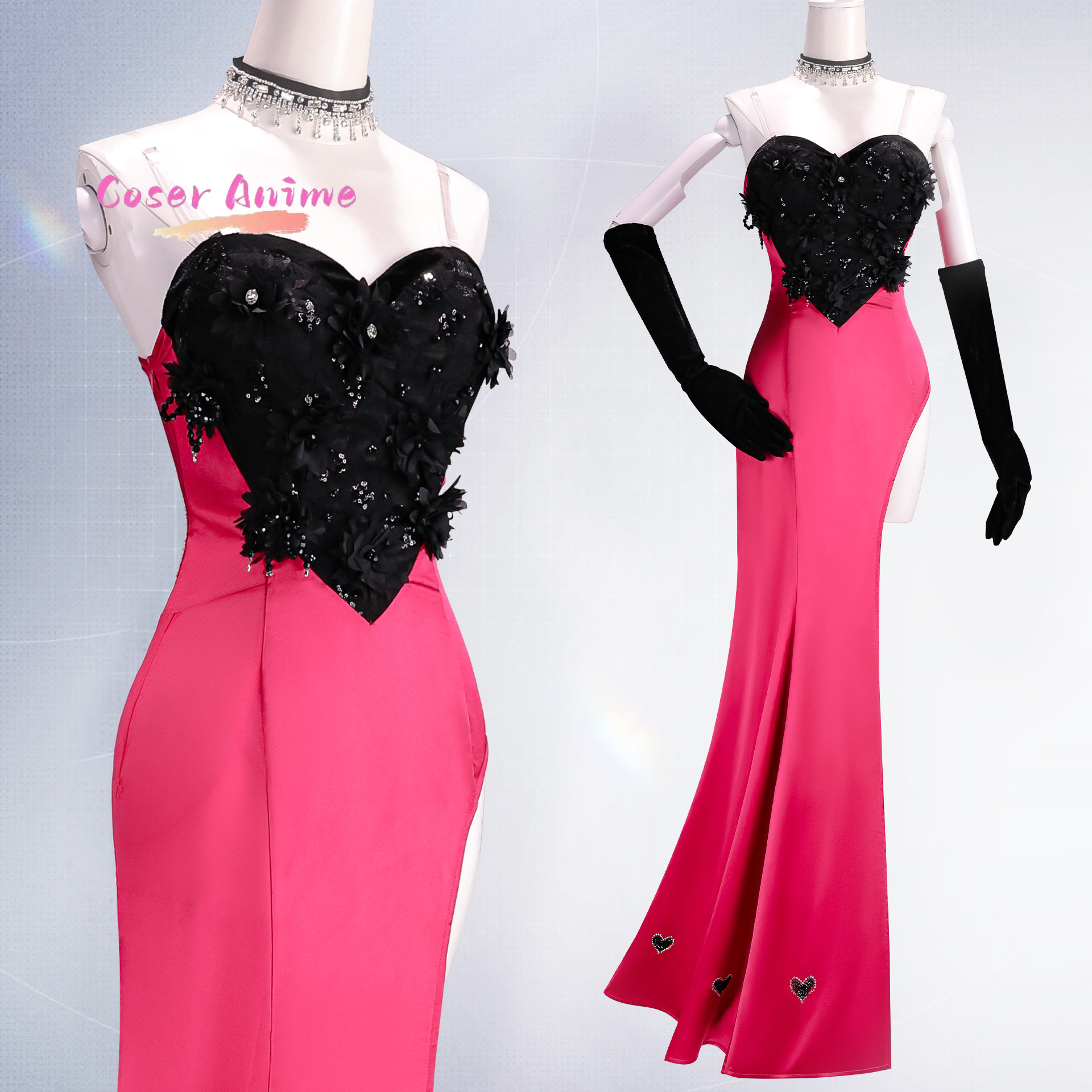 Angel Dust Cosplay Costume Uni - مراجعة Party Games Carnival وسعره