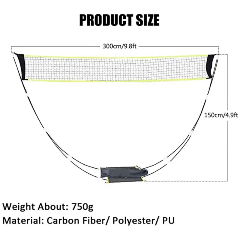 Foldable Badminton Net Set for - مراجعة Badminton Set Garden وسعره