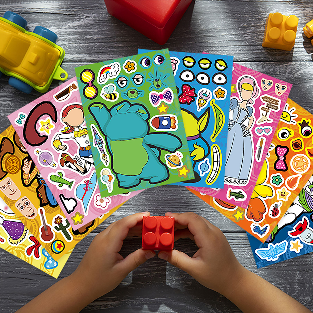 8/16Sheets Disney Toy Story Ma - مراجعة Party Games Instagram وسعره