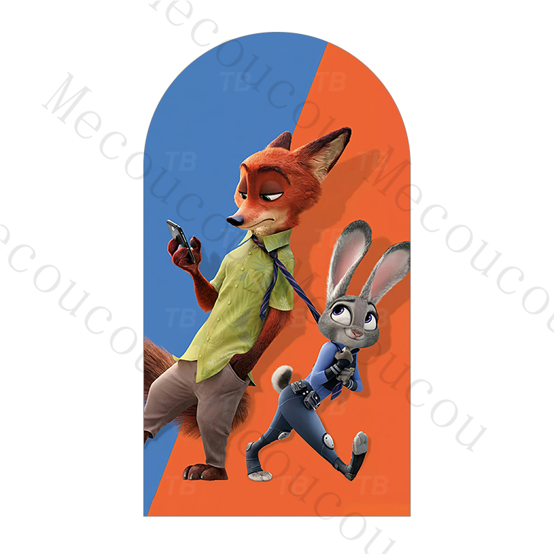 Disney Zootopia Arch Backdrop  - مراجعة Zootopia Party Games وسعره
