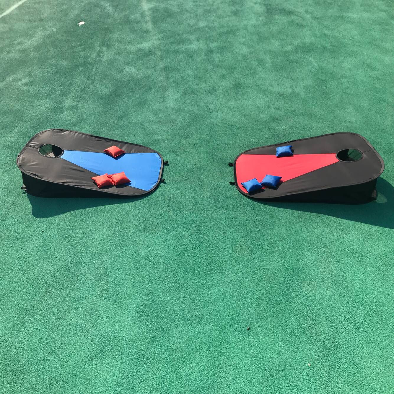 Collapsible Portable Cornhole  - مراجعة Cornhole Board Set وسعره