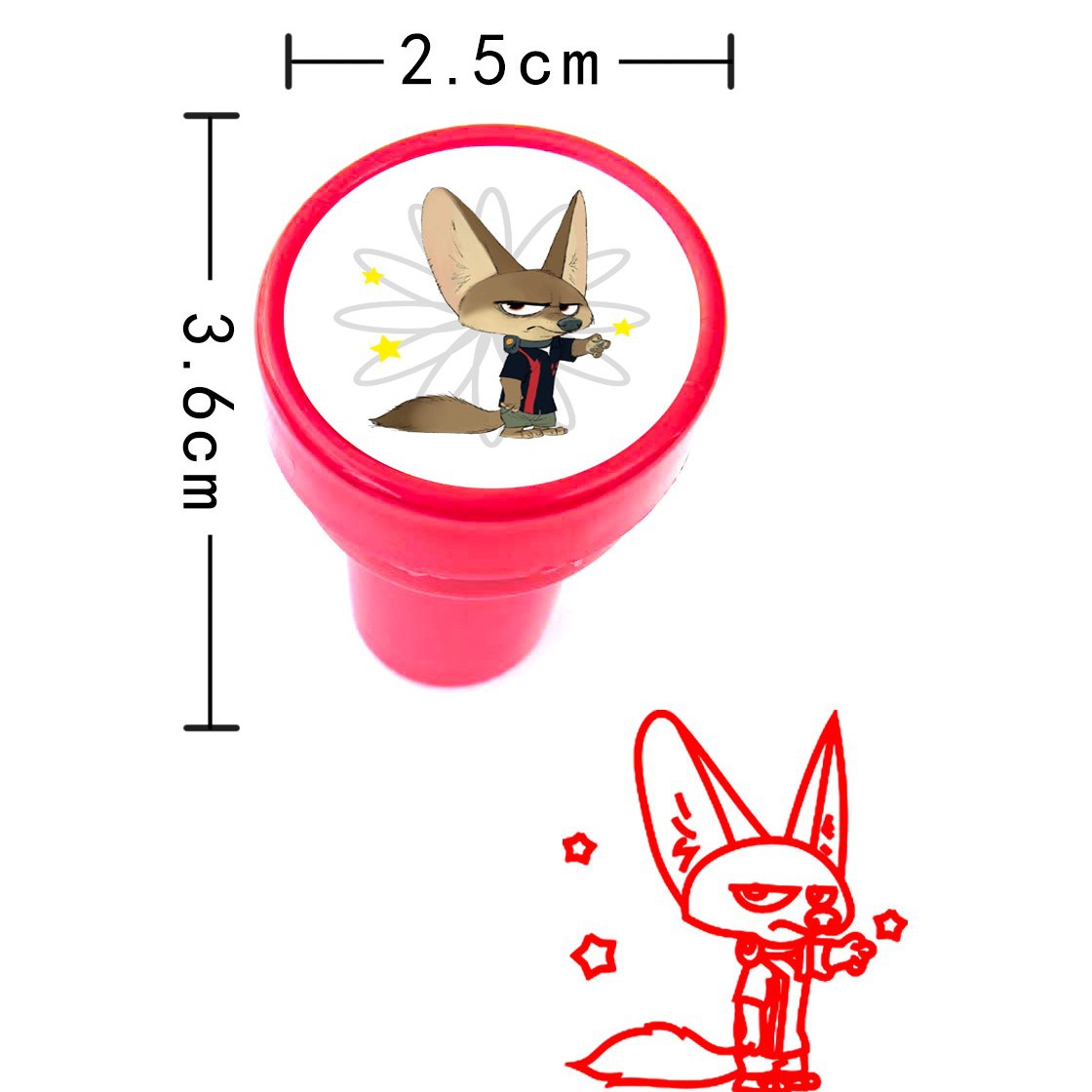 10Pcs Zootopia Kids Stamp Cart - مراجعة Zootopia Party Games وسعره