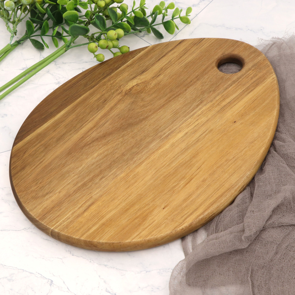 Jaswehome Acacia Wood Cutting  - مراجعة Cornhole Board Set وسعره