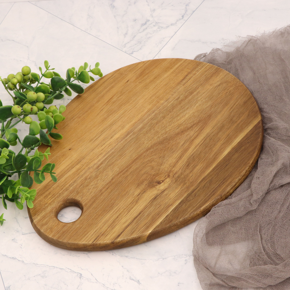 Jaswehome Acacia Wood Cutting  - مراجعة Cornhole Board Set وسعره