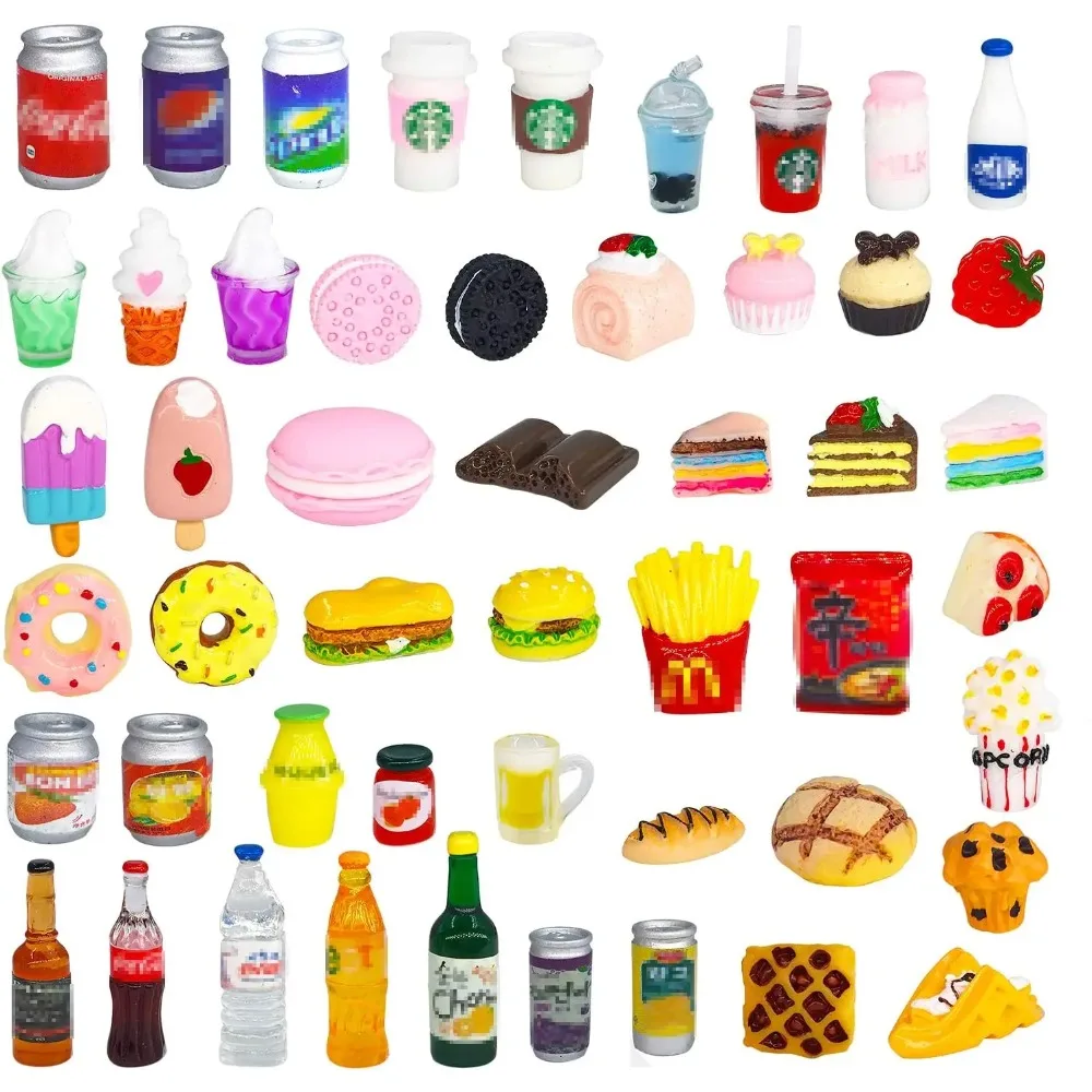 10Pcs Miniature Food Drink Bot - مراجعة Party Games You Can Play وسعره
