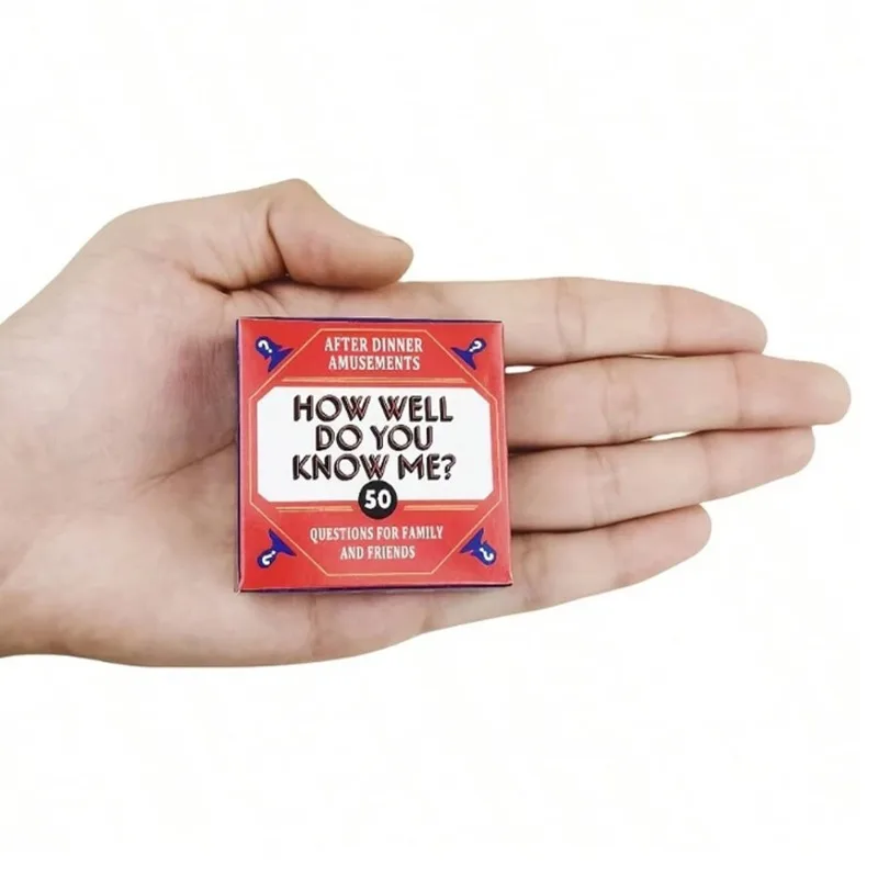 50Pcs How Well Do You Know Me  - مراجعة Party Family Games وسعره