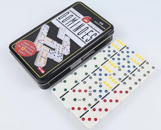 ElegantMahj Double Six Dominoe - مراجعة Party Family Games وسعره