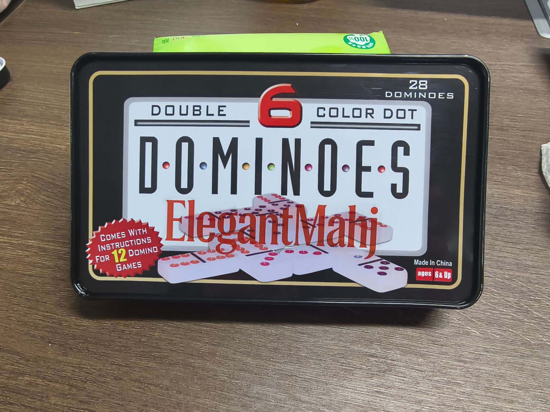 ElegantMahj Double Six Dominoe - مراجعة Party Family Games وسعره