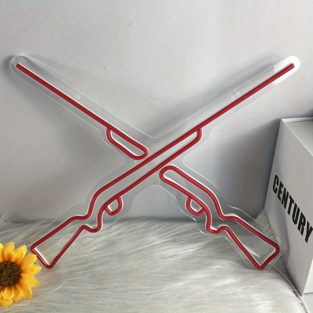 Double Guns Neon Lights, Wall/ - مراجعة Party Games Shop وسعره