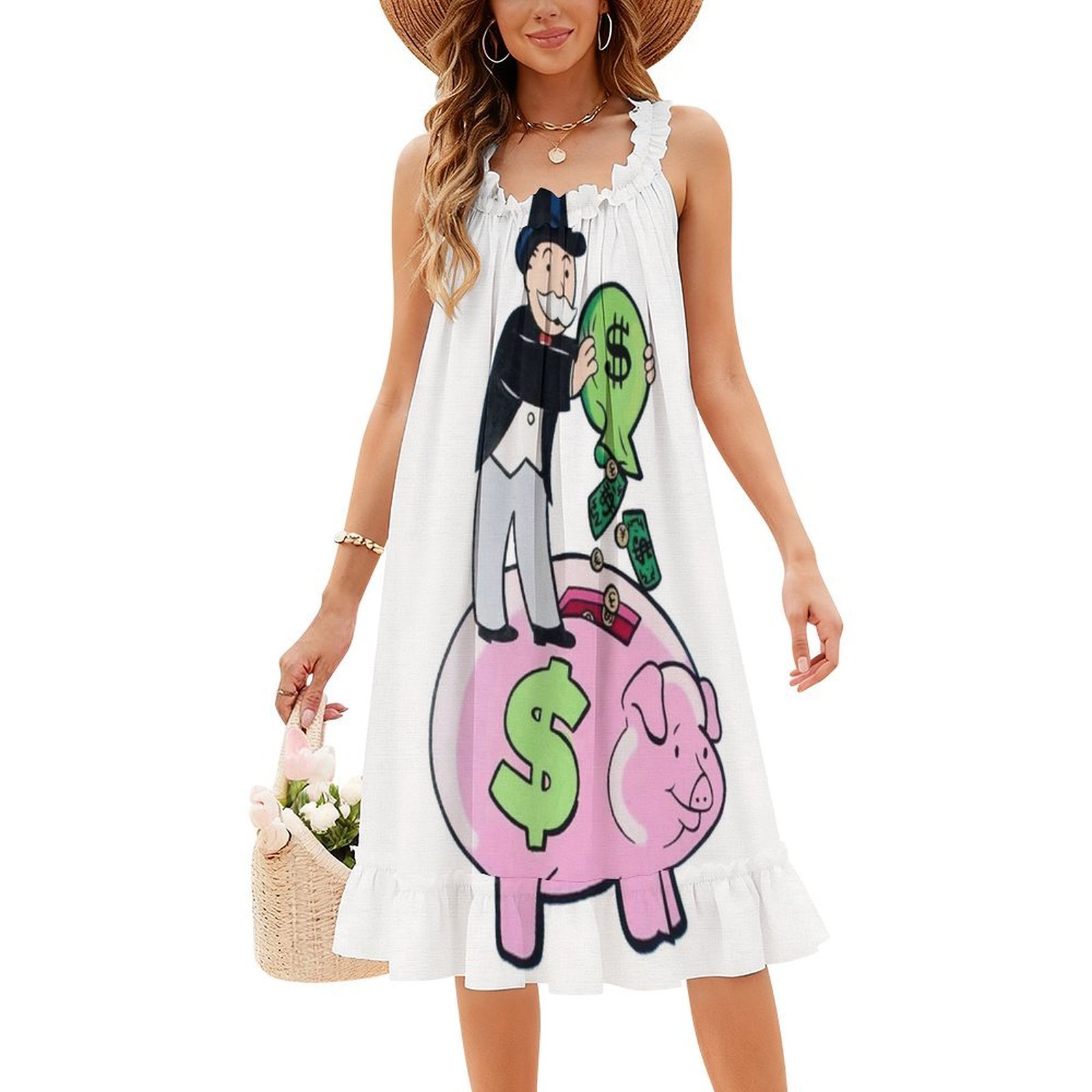 Piggy Bank Sexy Vacation Dress - مراجعة Party Games Quotes وسعره