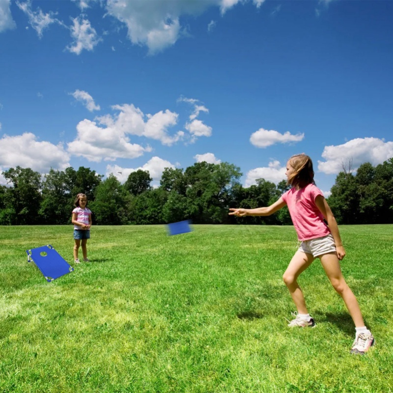 Portable Cornhole Set With 1 C - مراجعة Cornhole Board Set وسعره